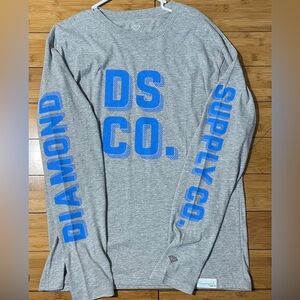 Diamond Supply co. DSCO long sleeve T-shirts heathered grey M-2XL BNWT